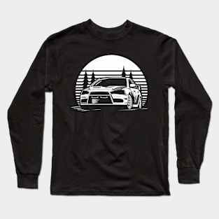 Mitsubishi Lancer Evo Rally Car Long Sleeve T-Shirt